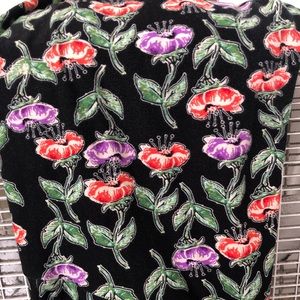 Lularoe Leggings (TC red & purple flower)